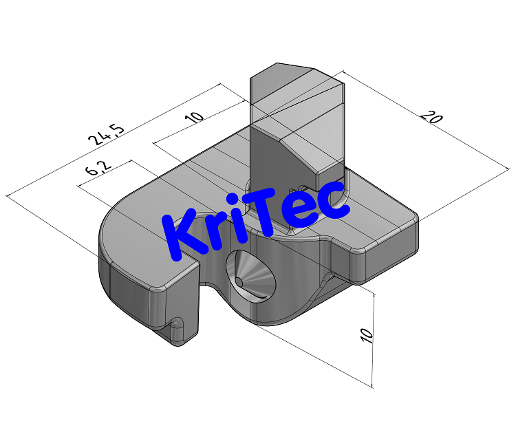 KriTec Wellengitterfixierstück 10