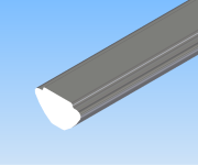 KriTec Profilstab 5 Al mit Steg