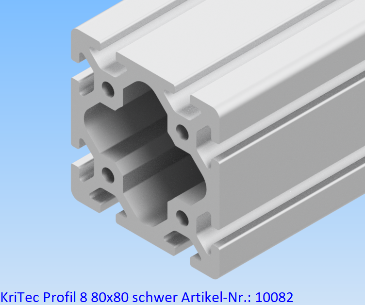 KriTec Profil 8 80x80 schwer