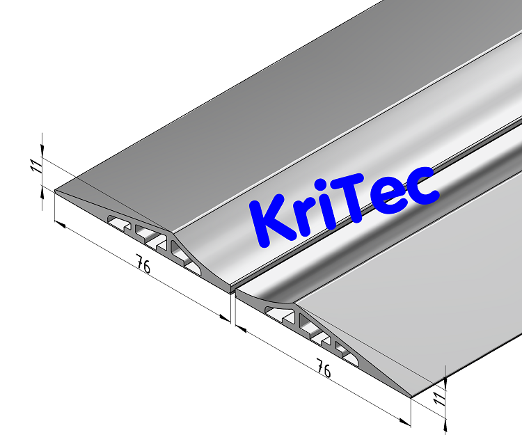 KriTec Parkschiene hoch/ hoch 1.200mm