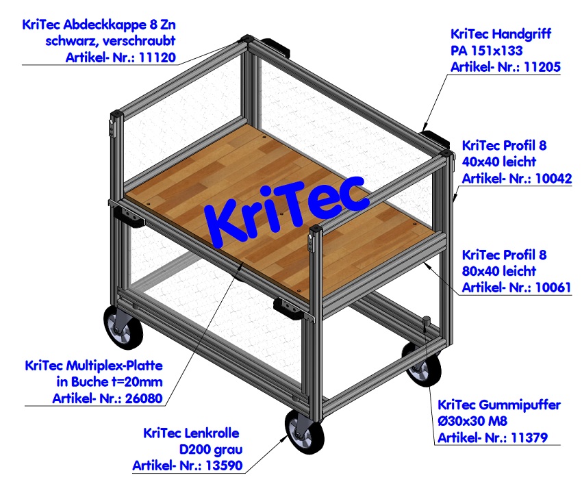 KriTec Gummipuffer Ø 30x30 M8