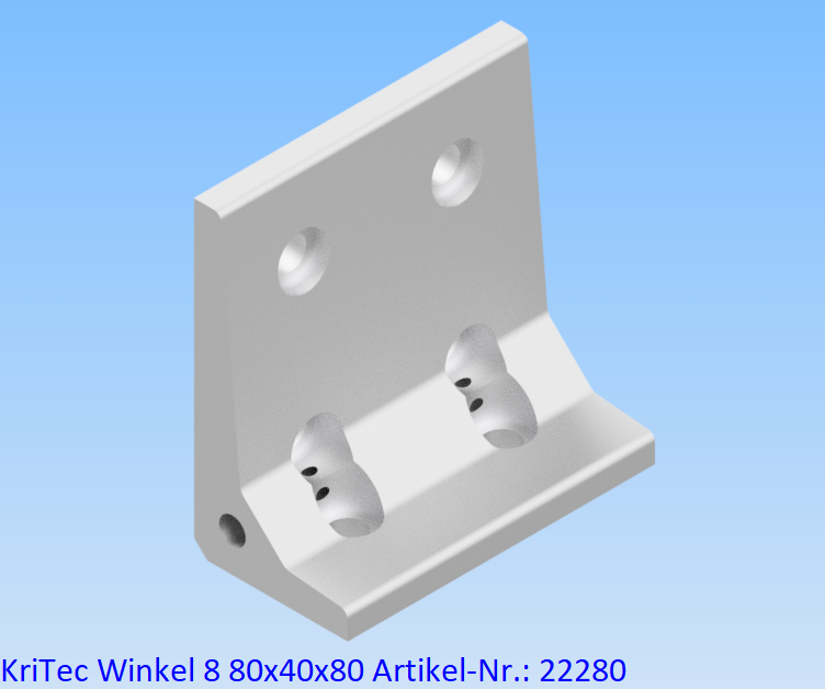 KriTec Winkel 8 80x40x80