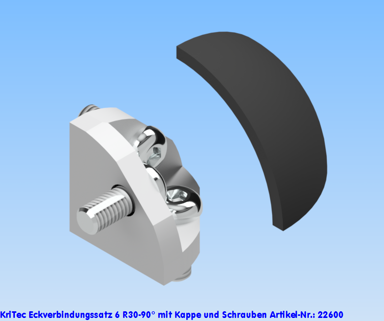 KriTec Eckverbindungssatz 6 R30-90°