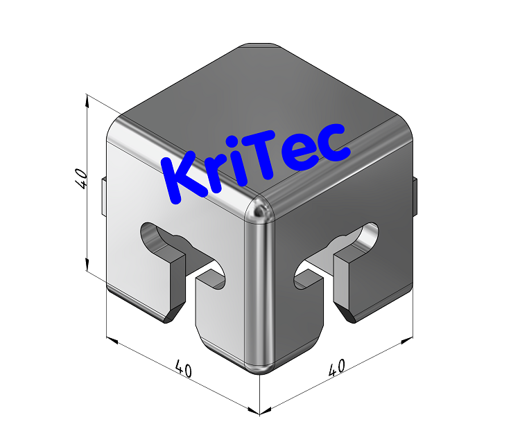 KriTec Klemmprofil-Verbindungssatz 8 40x40 E