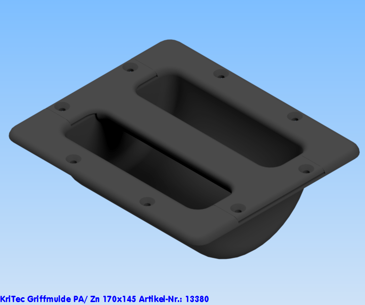 KriTec Griffmulde PA/ Zn 170x145