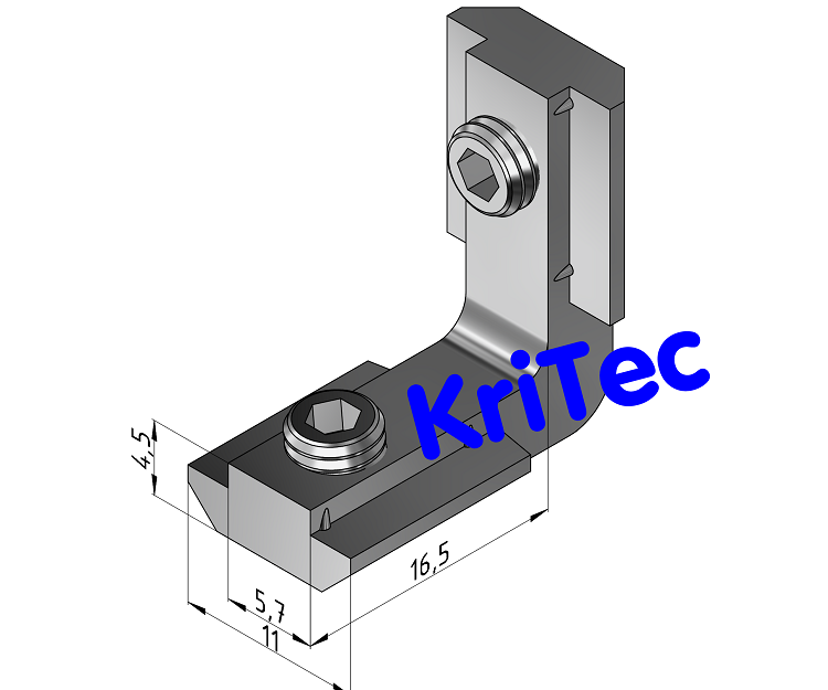 KriTec Innenwinkel 6 R Raster 20, Zn