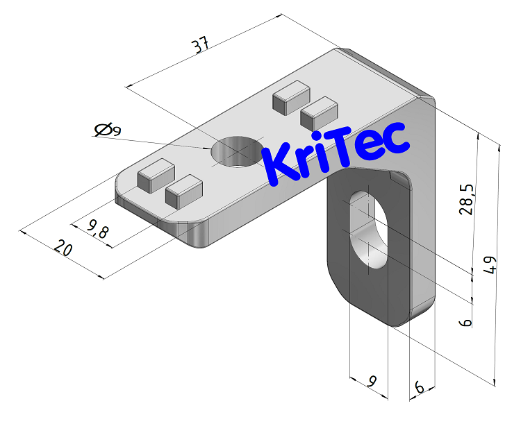 KriTec Einhängewinkelsatz 10