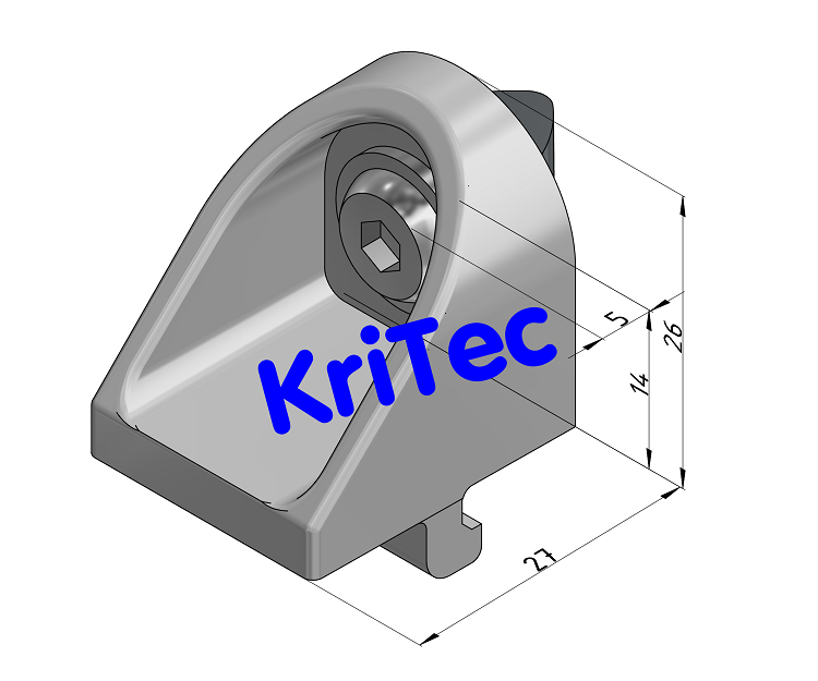 KriTec Klemmwinkel 6 Raster 30