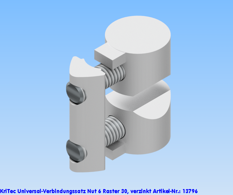 KriTec Universal-Verbindungssatz 6 30, verzinkt