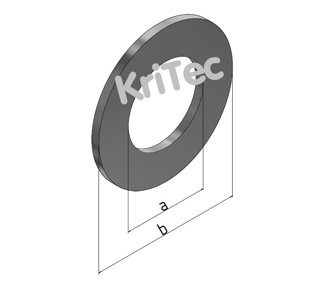 KriTec Federscheibe DIN 137 Form B verzinkt, gewellt
