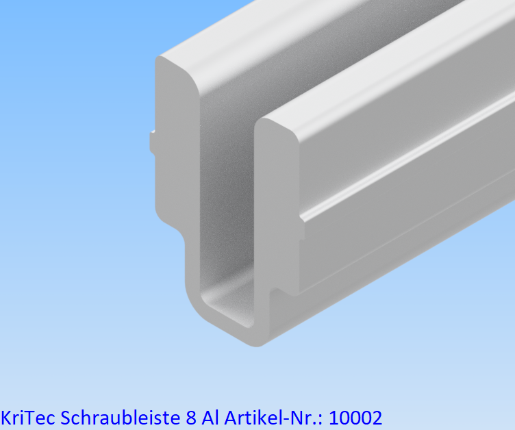 KriTec Schraubleiste 8 Al