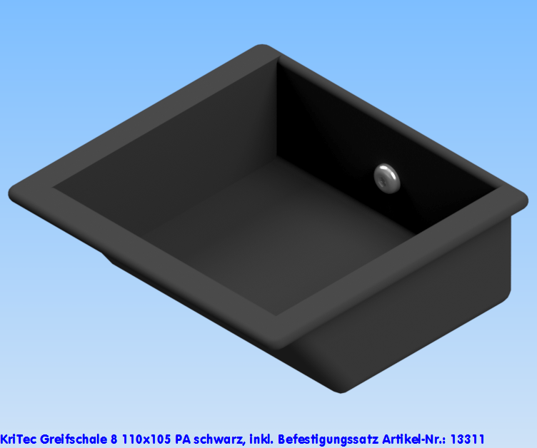 KriTec Greifschale 8 110x105