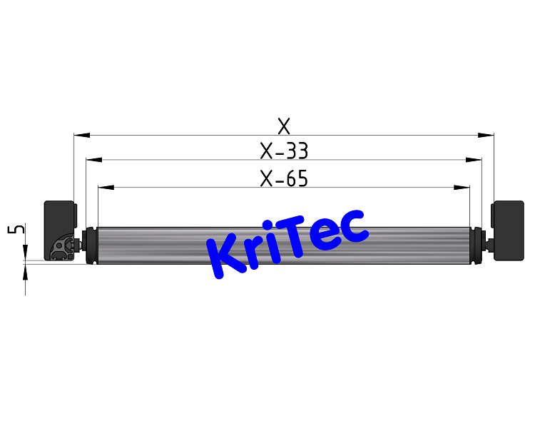 KriTec Transportrolle TR50, Lagersatz