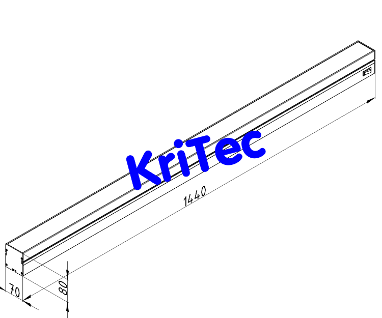 KriTec LED Arbeitsplatzleuchte 1500 BASIC
