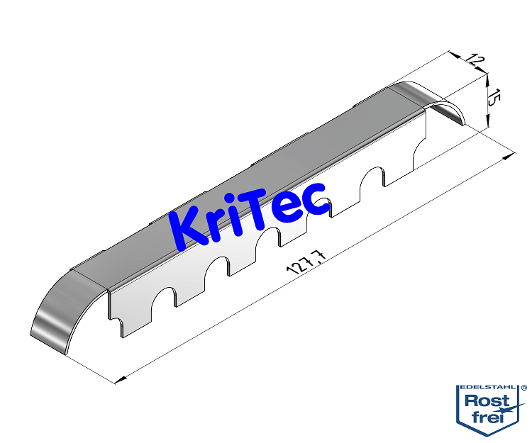 KriTec Bremse H26, Edelstahl