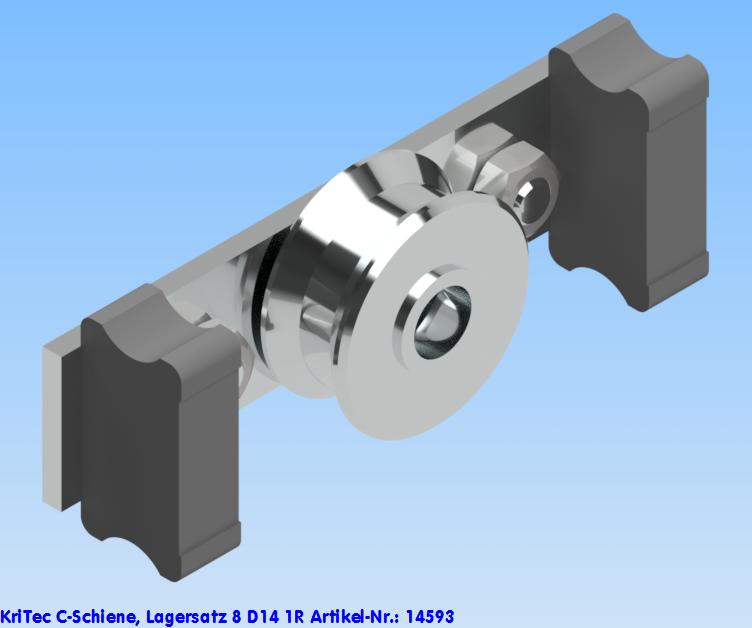KriTec C-Schiene, Lagersatz 8 D14 1R