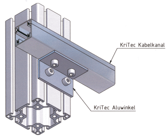 KriTec Aluminiumwinkel 6 30x30x60x4