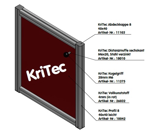 KriTec Kugelgriff Ø20 M6