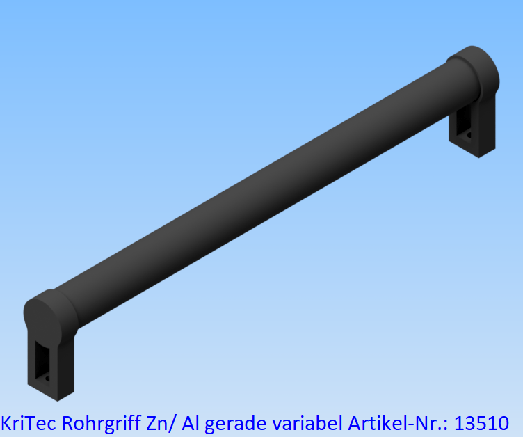 KriTec Rohrgriff Zn/ Al gerade variabel