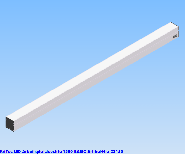 KriTec LED Arbeitsplatzleuchte 1500 BASIC