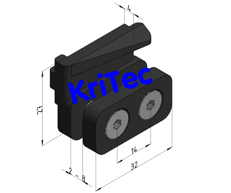 KriTec Schiebetür-Führungssatz 8