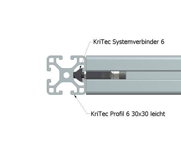 KriTec Systemverbinder 6 Raster 30