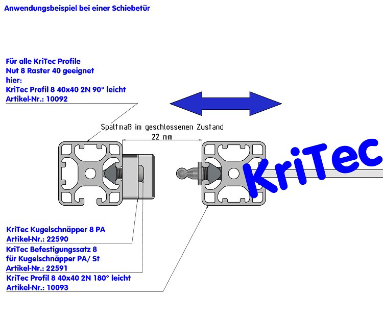 KriTec Kugelschnäpper 8 PA/ St