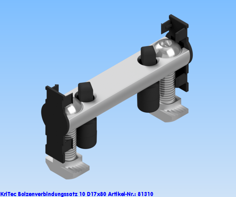 KriTec Bolzenverbindungssatz 10 D17x80