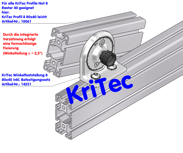 KriTec Profil 8 80x40 leicht