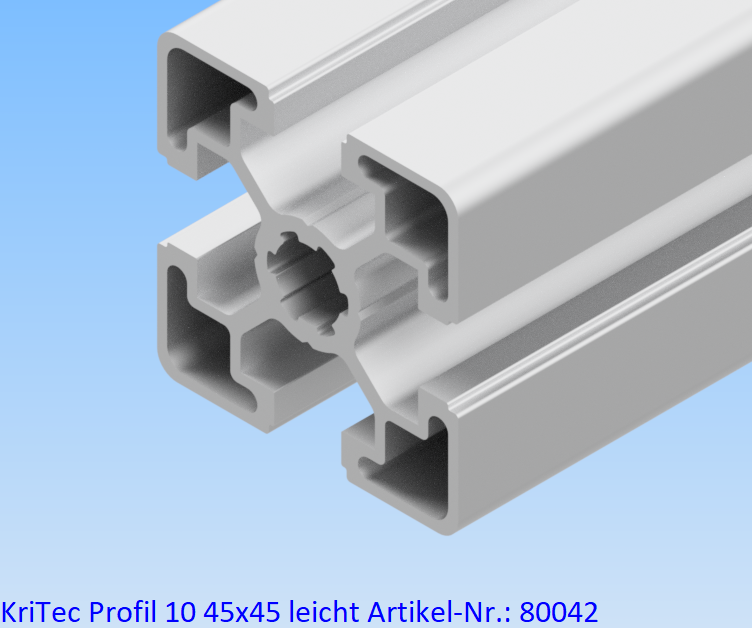 KriTec Profil 10 45x45 leicht
