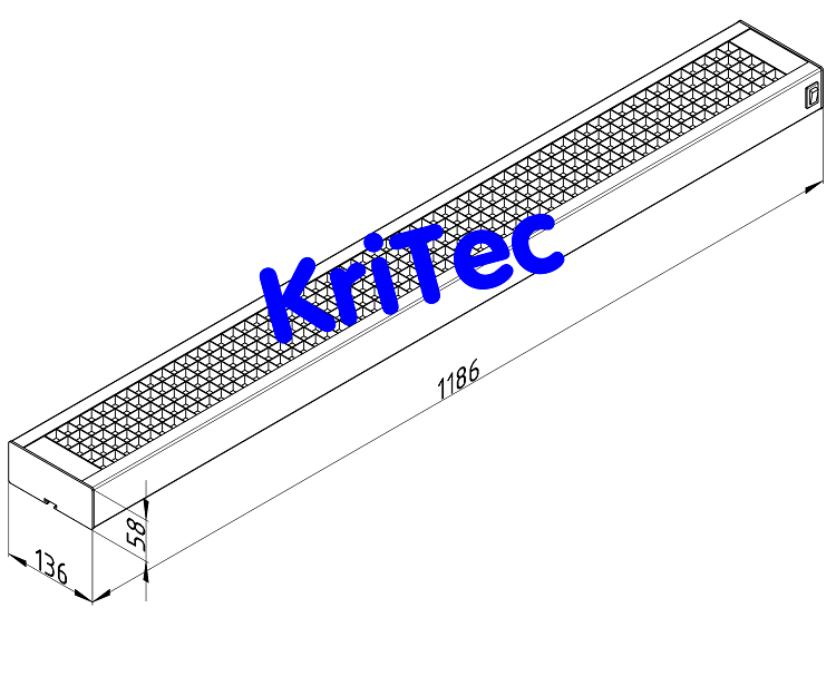 KriTec LED Arbeitsplatzleuchte 1200 eco-line