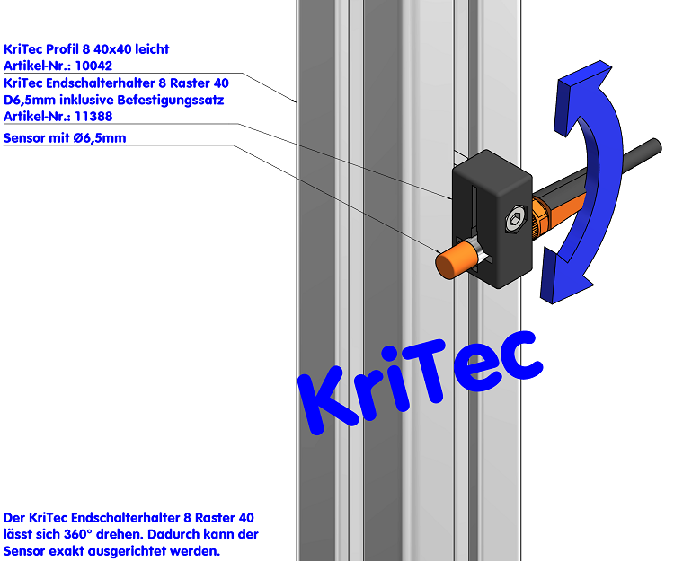 KriTec Endschalterhalter