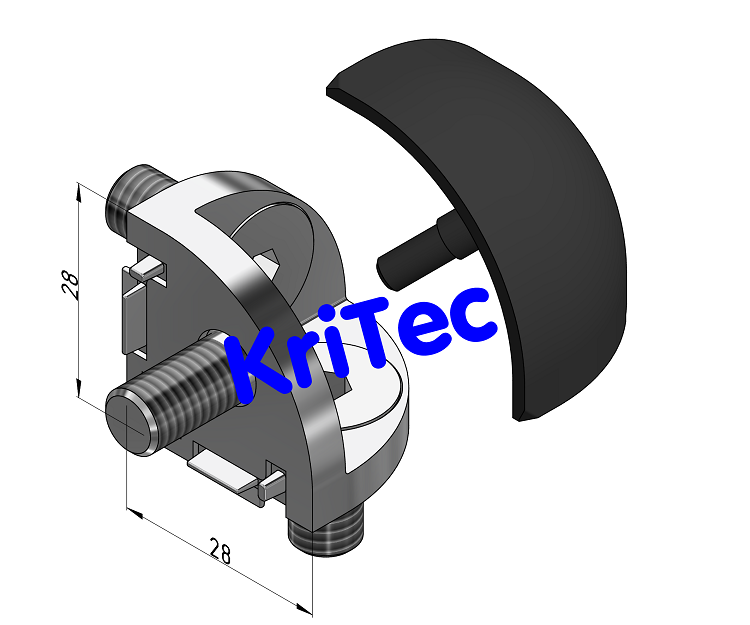 KriTec Eckverbindungssatz 8 R30-90°