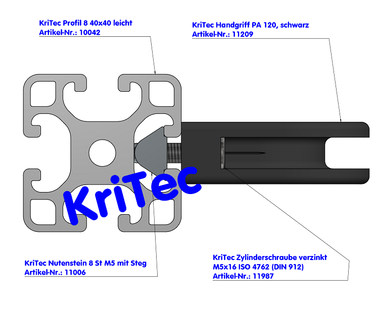 KriTec Handgriff PA 120