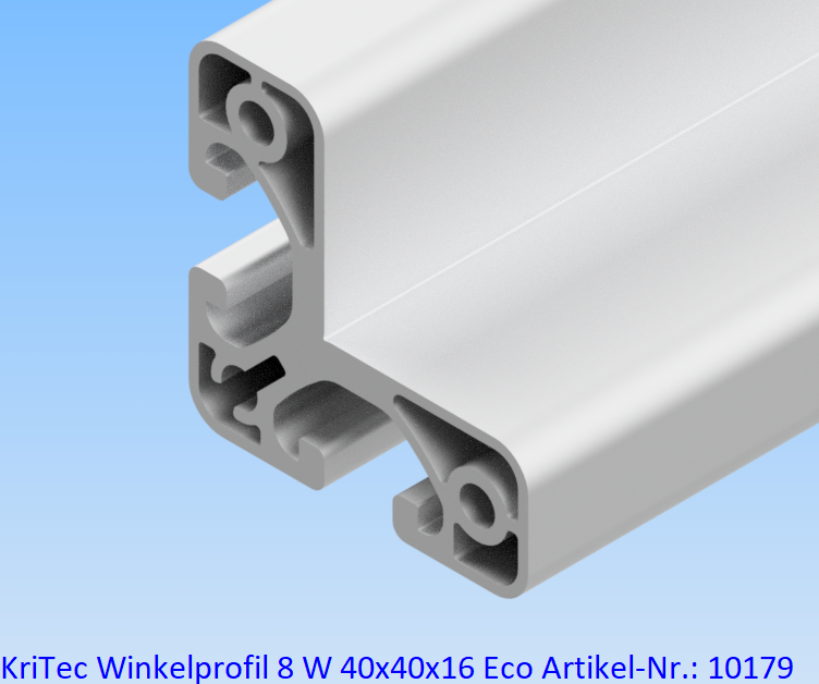 KriTec Winkelprofil 8 W40x40x16 Eco
