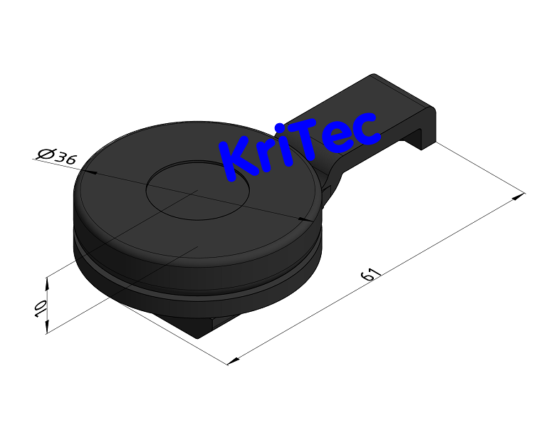 KriTec Nut-Direktfuß 10