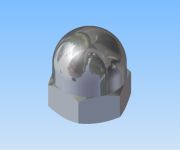 KriTec Hutmuttern DIN 1587 verzinkt