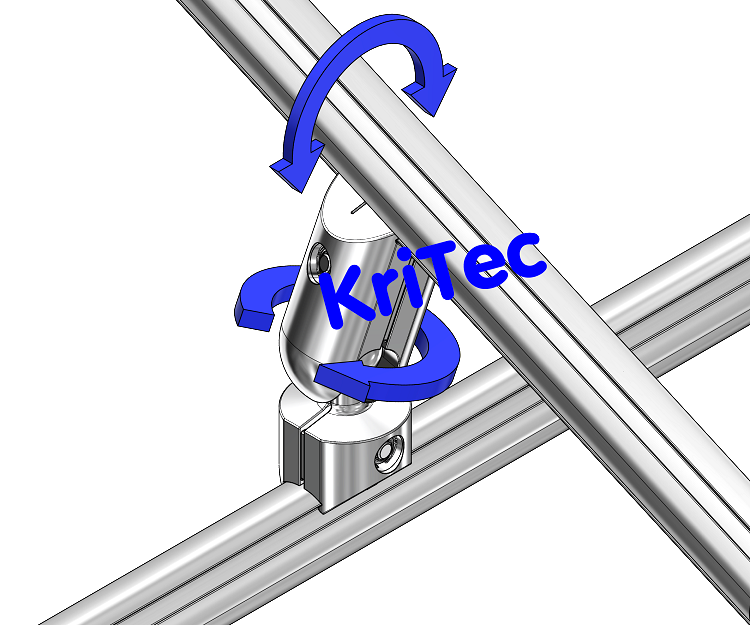 KriTec Kugel-Kreuzverbinder D30