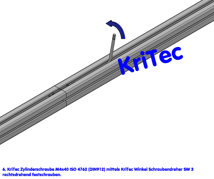 KriTec Automatik-Stoßverbindungssatz 5, verzinkt
