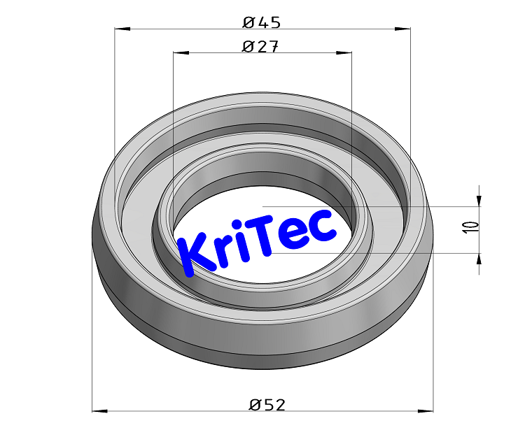 KriTec Dämpfungsring D45
