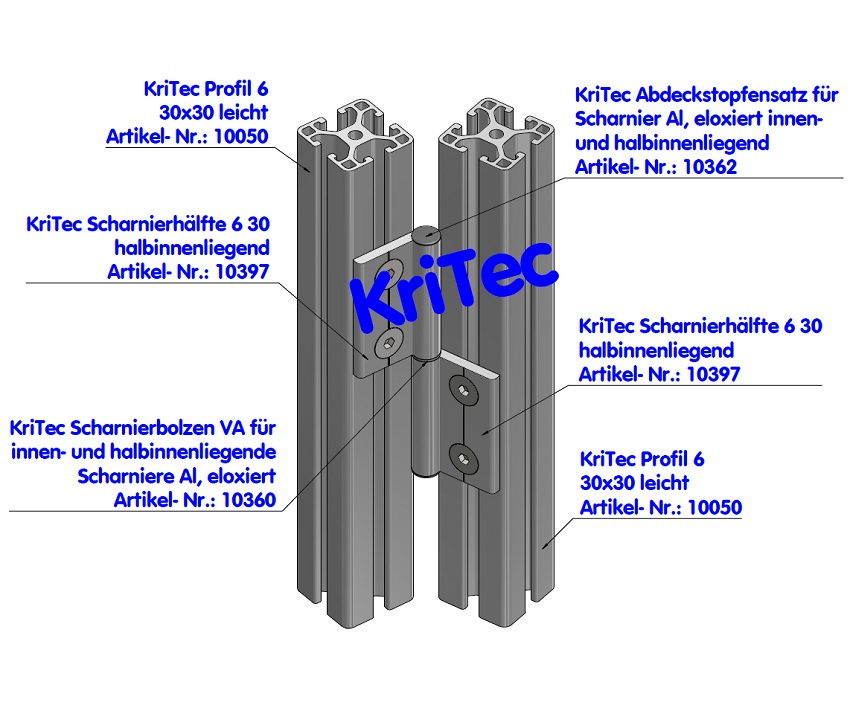 KriTec Profil 6 30x30 leicht